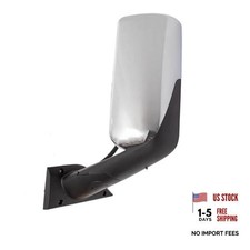Chrome Door Mirror fit for 2018-2024 Freightliner Cascadia LH (Driver Side) picture