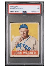 1948 Leaf #70 HONUS WAGNER - PSA 1 Pirates HOF  Manager - Under Graded  picture