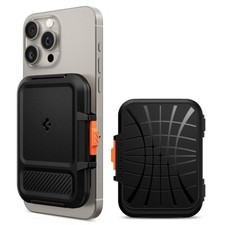 Spigen [Lock Fit (MagFit)] Magnetic Wallet Card Holder | MagSafe Compatible picture