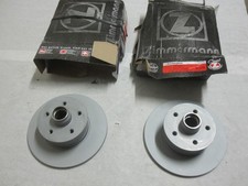 2x ZIMMERMANN COAT Z 251407617A Brake Disc Volkswagen Vanagon PAIR Front picture