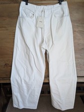 NWT Khy by Kylie Jenner Jeans Womens 27 White Denim Classic Low Rise Wide Leg picture