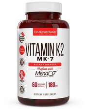 Vitamin K2 MenaQ7 Supplement 180mcg -Vitamin K2 MK7 Supports Bone & Heart Health picture