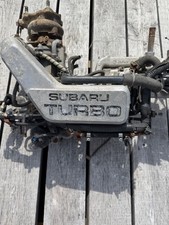 Subaru Turbo With Aluminum Intake Manifold OEM FOR PARTS NOT WORKING EA82 VTG picture