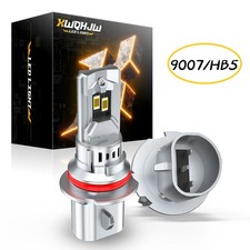 Pair HB5 9007 LED Headlight Conversion Kit Bulbs High/Low Beam White 6000K Lamps picture