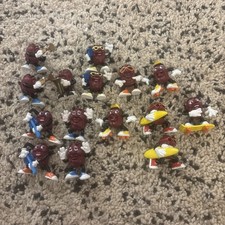 1980s Original California Raisins PVC Lot of 15 Figurines picture