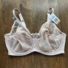 Wacoal Retro Chic Full Figure Underwire Bra 38DD Shade Rose Dust #855186 - NWT picture