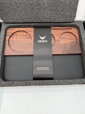 KNODOS 58mm Walnut Leather Tamping Mat Espresso Accessories Organizer picture
