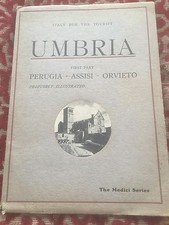umbria - italy for the tourist . 1926 picture