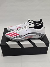 Size 11.5 Mens Adidas F50 Messi Club FG/MG Soccer Cleats White/Silver picture