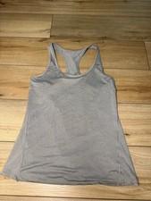 Athleta Gray Racerback Workout Tank Top Small Yoga Running Activewear picture