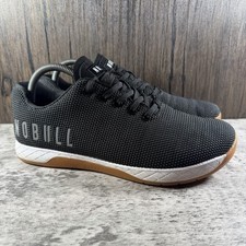 NOBULL Men’s Black Gum SuperFabric Trainer/ Outwork Shoes Size 8.5.  picture