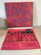 Vintage 24 Piece Prince Devonshire Stainless Flatware Tableware New Knives Forks picture