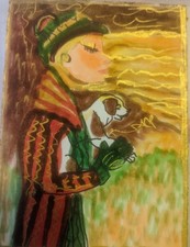 ACEO Art Card Signed Original Hand Painted picture