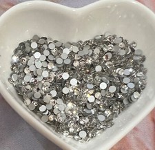 CRYSTAL CLEAR 3mm 12ss IHC STELLAR Austrian A293 Flatback Rhinestones 1440 ss12 picture