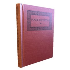 1913 Plane Geometry by George Wentworth red hardcover picture