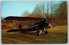 Old Rhinebeck Aerodrome Biplane Rhinebeck New York Bill Herman Postcard PC416 picture