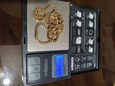 14k Gold Plain 3mm Franco Chain 22inches By Jacoje picture
