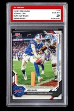 2026 TOPPS Now Josh Allen NFL Card #19 Buffalo Bills Graded 10 picture