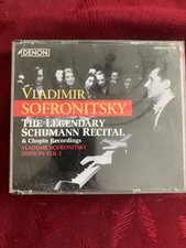 Sofronitsky Legendary Schumann Recital Chopin Denon 2CD COCO-80074-75 NM picture