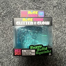 Nee Doh Nice Cube Glitter and Glow Blue picture