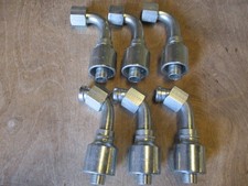 6 Pack Gates Hydraulic Hose Fittings 12G-12FJX90S Female JIC 37 Swivel 90 degree picture