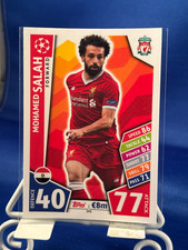 B0174- 2017-18 Topps Match Attax UEFA Champions Mohamed Salah Liverpool FC picture