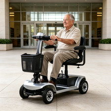 Electric mobility scooter suitable for elderly and disabled users 250W Motor picture
