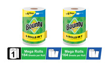 Bounty Paper Towels, 1 Mega Roll, 164 Sheets per Roll PACK OF 2 picture