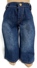 Stone Washed Denim Jean Pants Clothes for 18 inch Dolls Girl picture