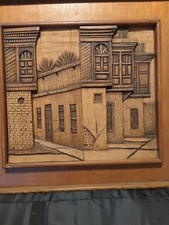 Listed art item unique hand carved picture