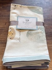 NWOT Williams Sonoma Botanical Egg Dinner Napkins Set of 4 Egg Rare * picture