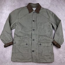 Orvis Chore Coat Jacket Green Mens Medium Canvas Utility Barn Quilted Vintage picture