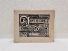 RARE 1883 John H. Roelker Stove & Plow Illustrated Trade Catalog Evansville 52P picture