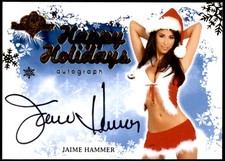 Jaime Hammer 2012 Bench Warmer Holiday Autograph Auto (Blue/Blue) picture