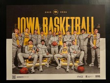 2025-2026 IOWA HAWKEYES Men's Basketball Poster *SAME DAY SHIPPING* picture