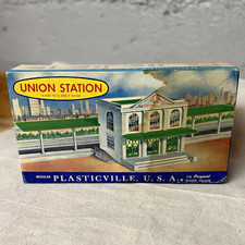 VTG Plasticville USA Union Station O Gauge Plastic Building Kit #1901 #198 picture