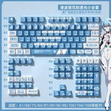 EVA Rei Ayanami Anime Theme Keycap Set PBT for Mechanical Keyboard picture