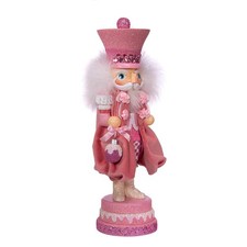 Kurt S. Adler 15-Inch Hollywood Pink Sweet Soldier Nutcracker, Multi picture
