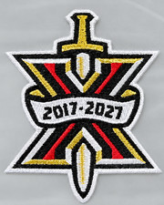 2027 LAS  VEGAS GOLDEN KNIGHTS PATCH 10 SEASONS  JERSEY Patch 10th Anniversary picture