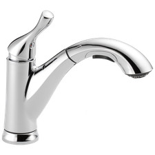 Delta Grant Pullout Kitchen Faucet Chrome-Certified Refurbished picture