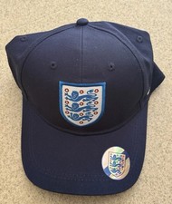 England FA Three Lions Navy Cap Hat Soccer Football Official NWT picture