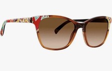 Vera Bradley Women's Sunglasses Cheryl RBA Rumba w/Brown Gradient lens 55mm NWT picture