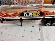 JADA TOYS USED  SILVER  DUB CITY OIL TANKER TRAILER, NO PACKAGING # C 816 picture