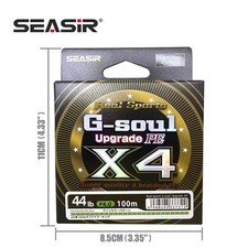 SEASiR G-soul Upgrade PE X4 Braided Line – Japan-Quality 4LB–44LB 100m | Micro- picture