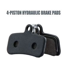 ZOOM HB876 4-Piston Hydraulic Brake Pads Disc Make Riction Plate Mountain Bike E picture