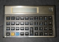Vintage 1984 HP 12C Financial Calculator Made In USA Tested Works Case Clean picture