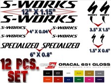 Specialized S-Works Bike Decal Set. Pick Your Color. Stump Jumper Demo Epic picture