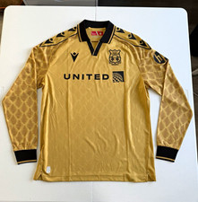Wrexham 2024-25 Third Jersey Size Medium Long Sleeve Macron BNWT Soccer Jersey picture