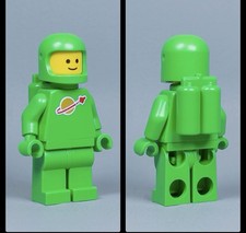 LEGO Classic Spaceman Bright Green With Free Suprise Tile Print picture