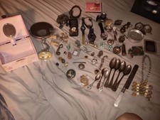 LARGE LOT VTG ESTATE ITEM FINDS-JEWELRY,WATCHES, AND MORE picture